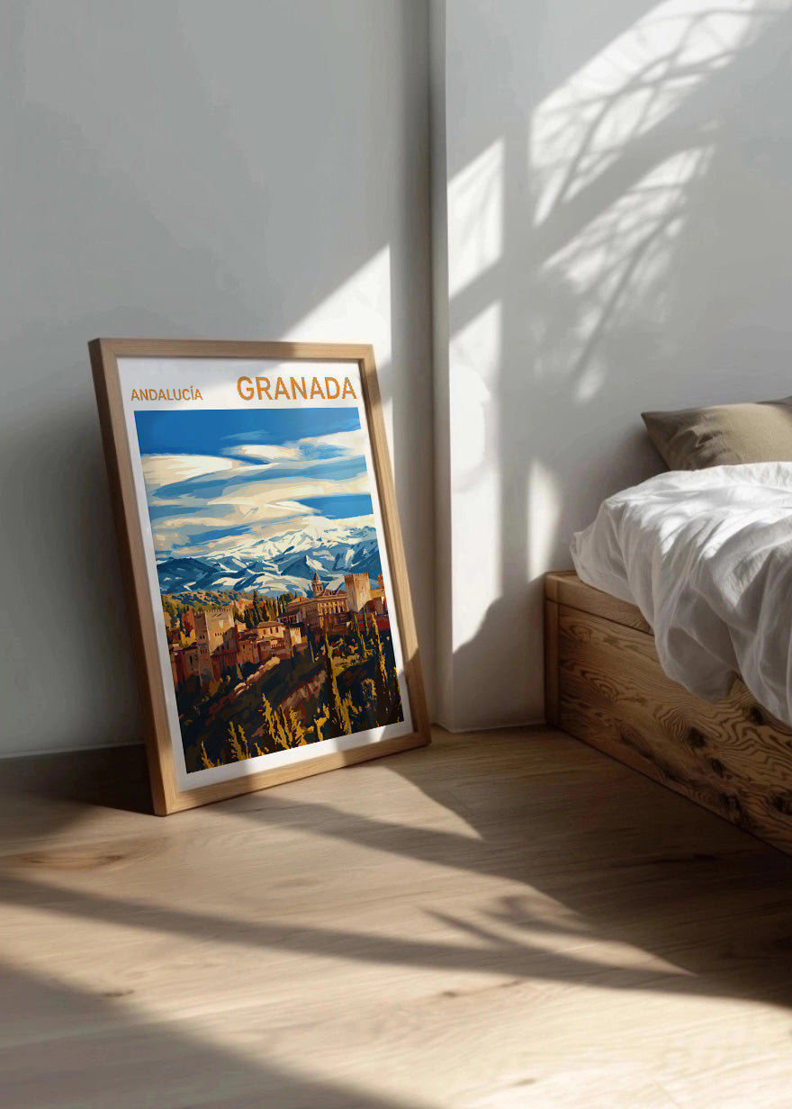 Cuadro La Alhambra de Granada - Gouache_1