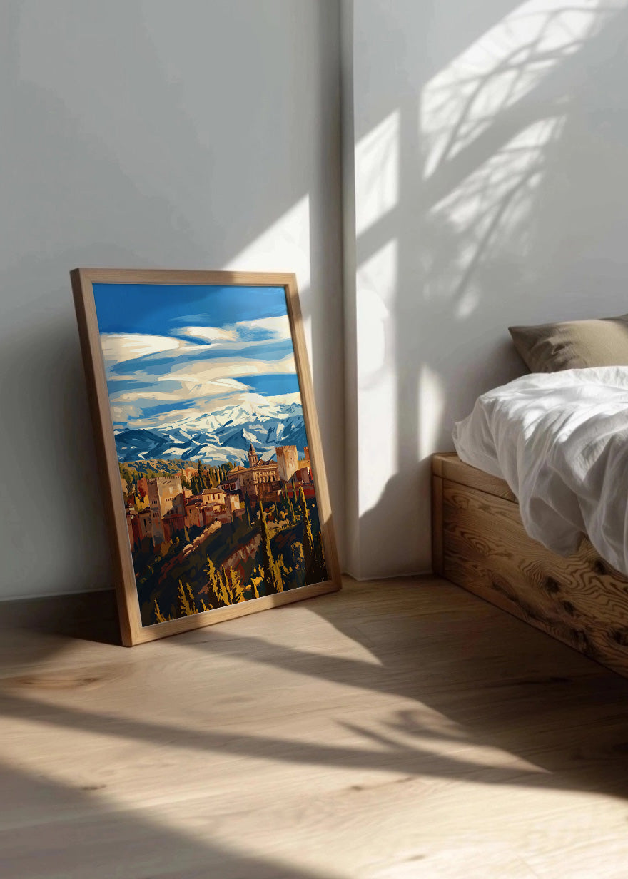 Cuadro La Alhambra de Granada - Gouache