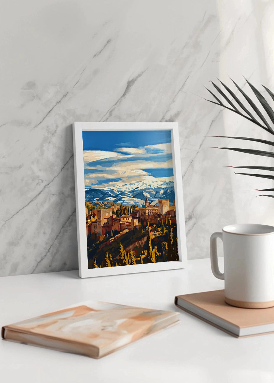 Cuadro La Alhambra de Granada - Gouache