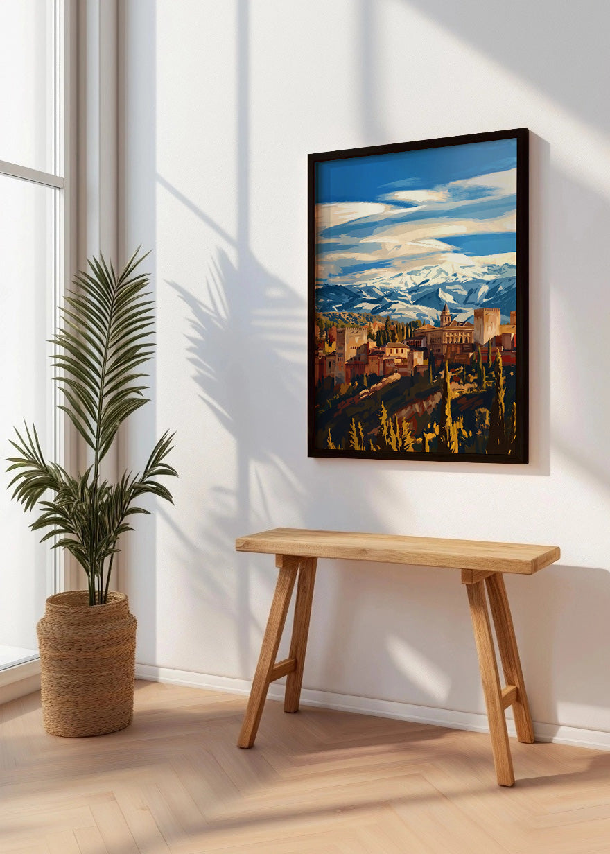 Cuadro La Alhambra de Granada - Gouache