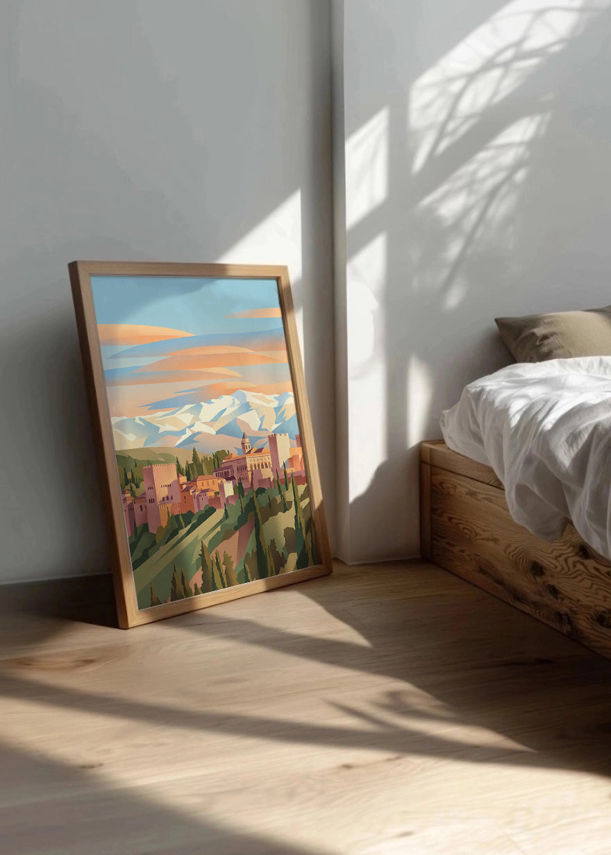 Cuadro La Alhambra de Granada - Pastel