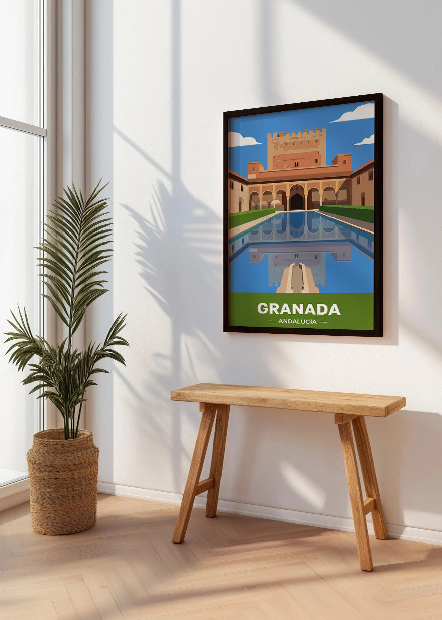 Cuadro La Alhambra en Granada - Flat