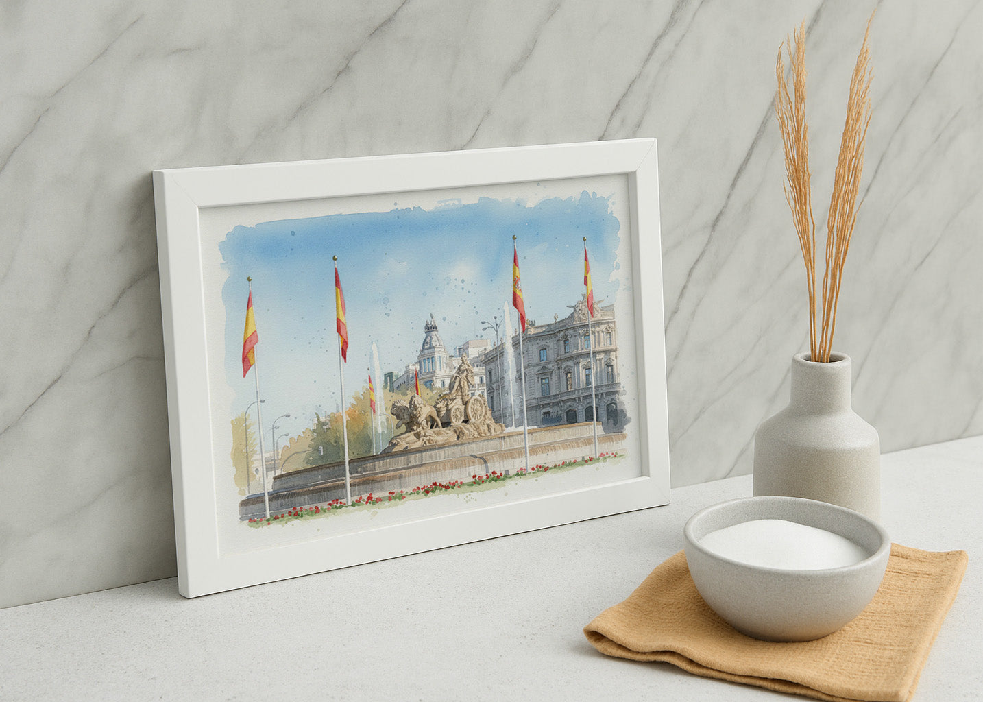 Cuadro La Cibeles - Acuarela