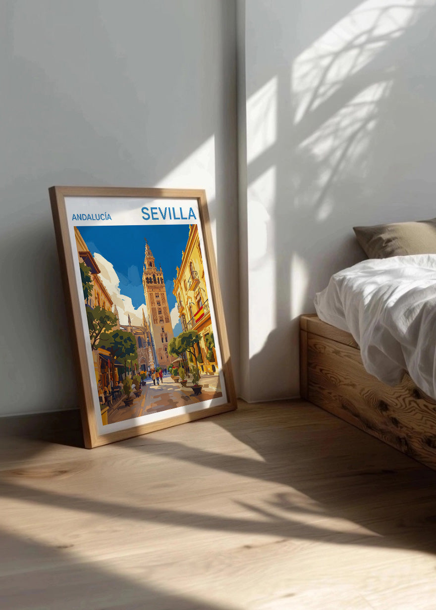 Cuadro La Giralda de Sevilla - Gouache