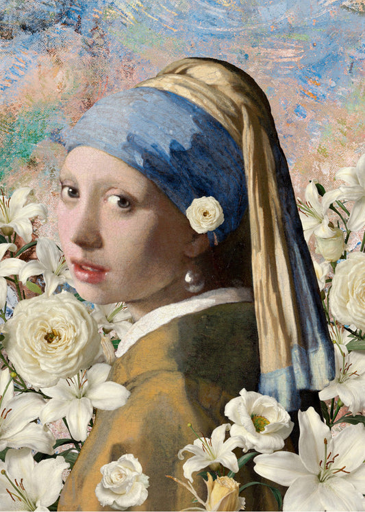 Cuadro La Joven de la Perla florecida