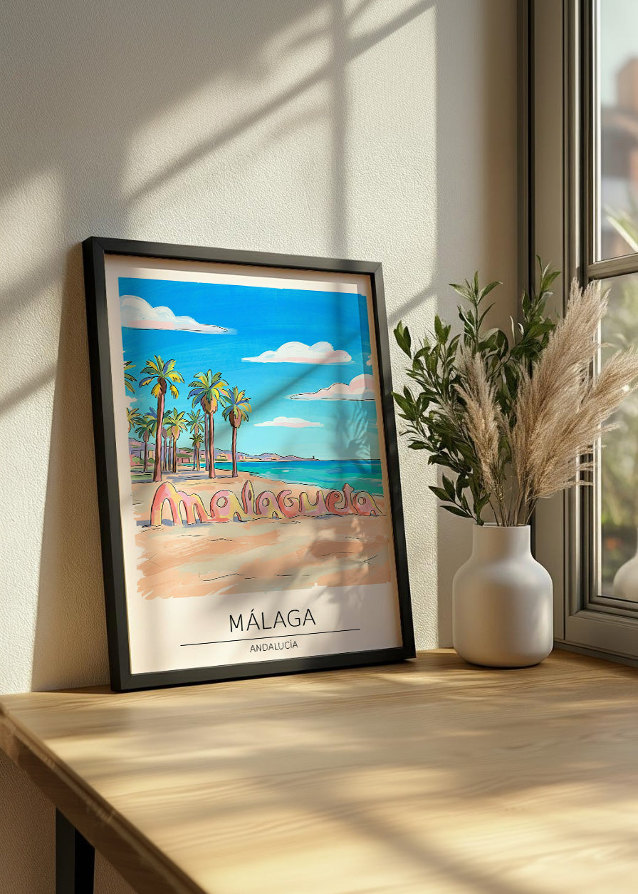 Cuadro La Malagueta de Málaga - Soft