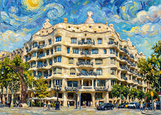Cuadro La Pedrera - Impresionista