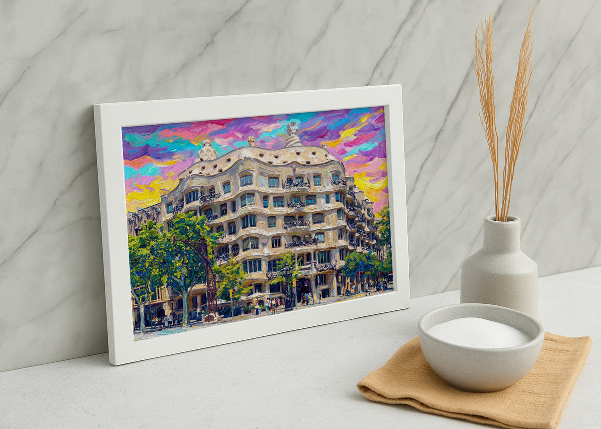 Cuadro La Pedrera Casa Milá - Fauvista