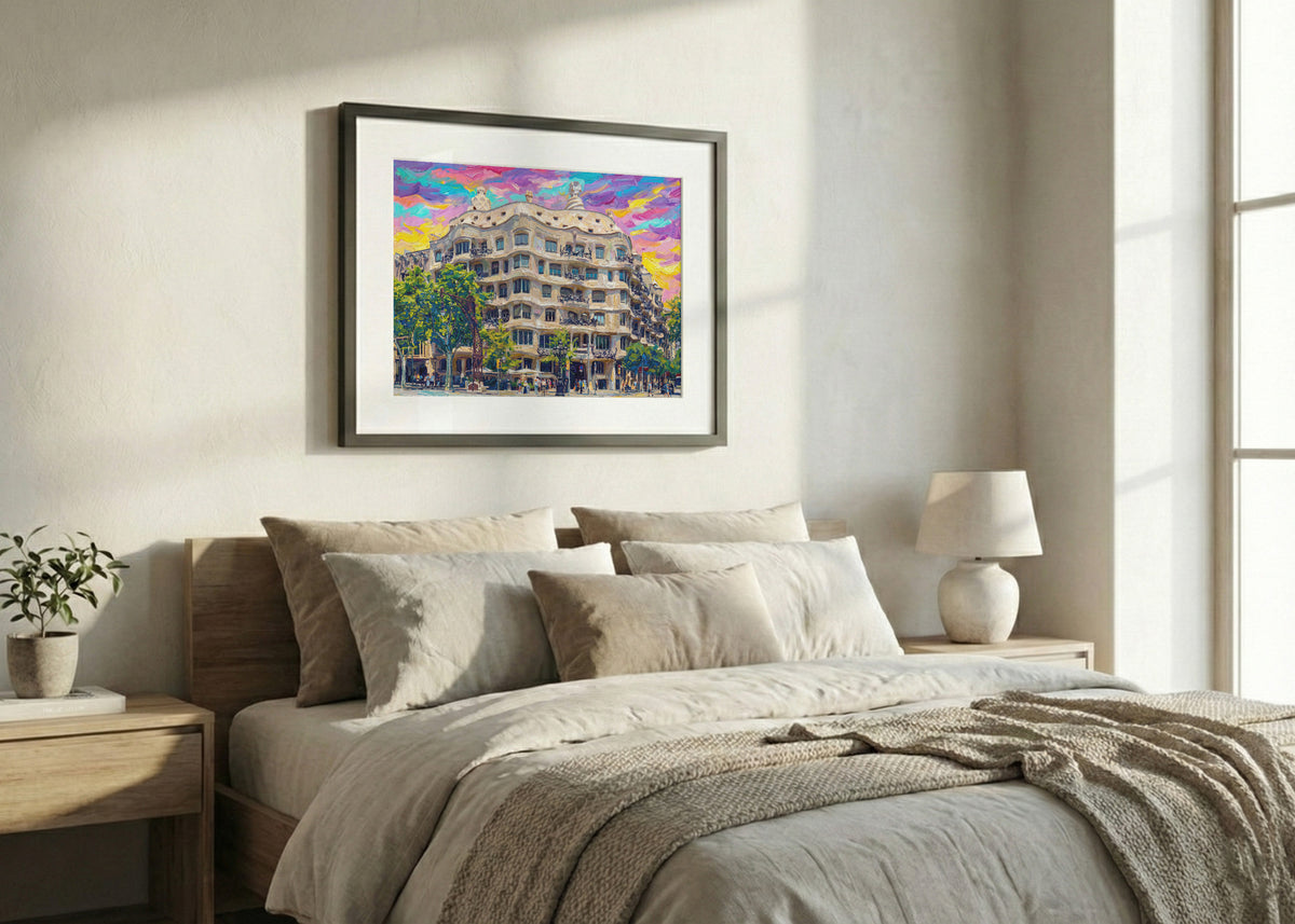 Cuadro La Pedrera Casa Milá - Fauvista