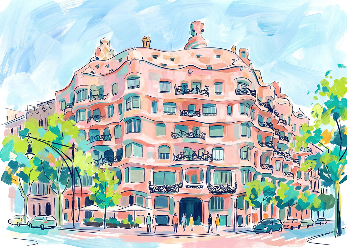 Cuadro La Pedrera Casa Milá - Soft