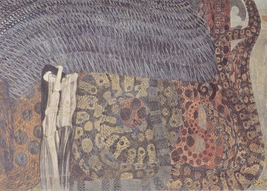 Cuadro La Pena aguda (Gustav Klimt)