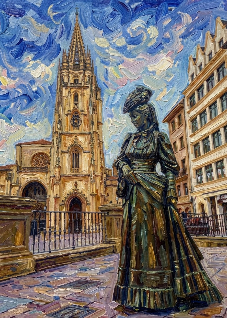 Cuadro La Regenta en la Catedral de Oviedo
