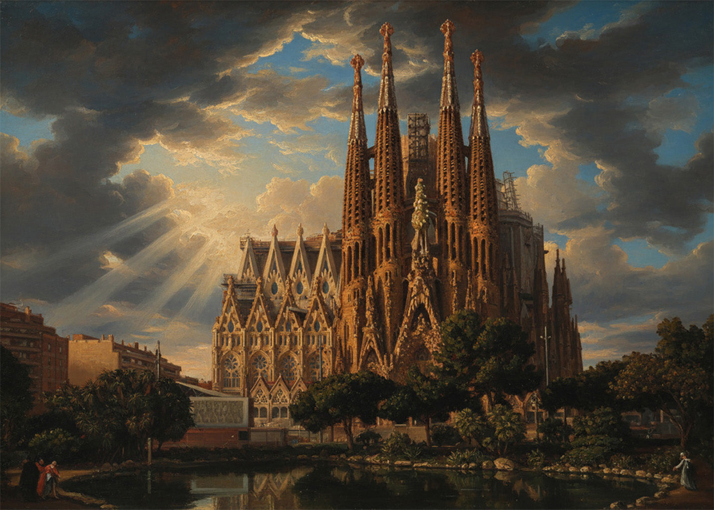 Cuadro La Sagrada Familia - Barroco