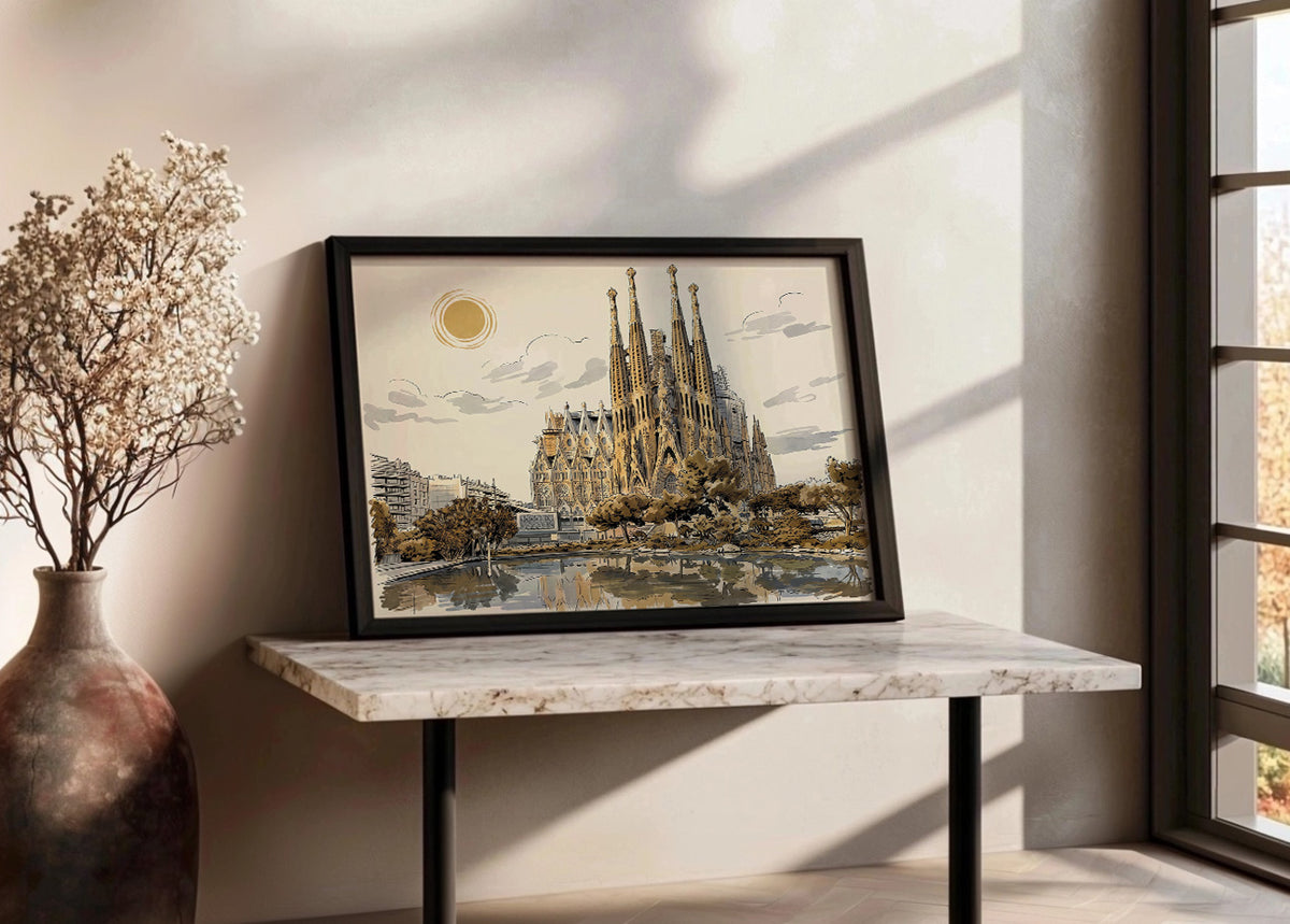 Cuadro La Sagrada Familia - New Beige