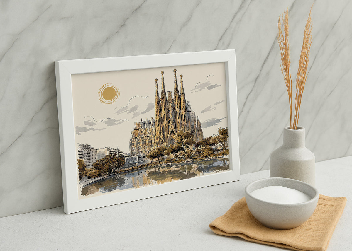 Cuadro La Sagrada Familia - New Beige
