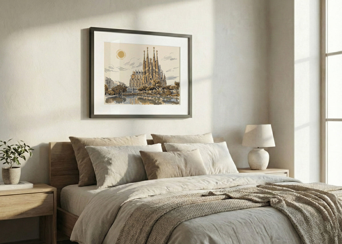 Cuadro La Sagrada Familia - New Beige