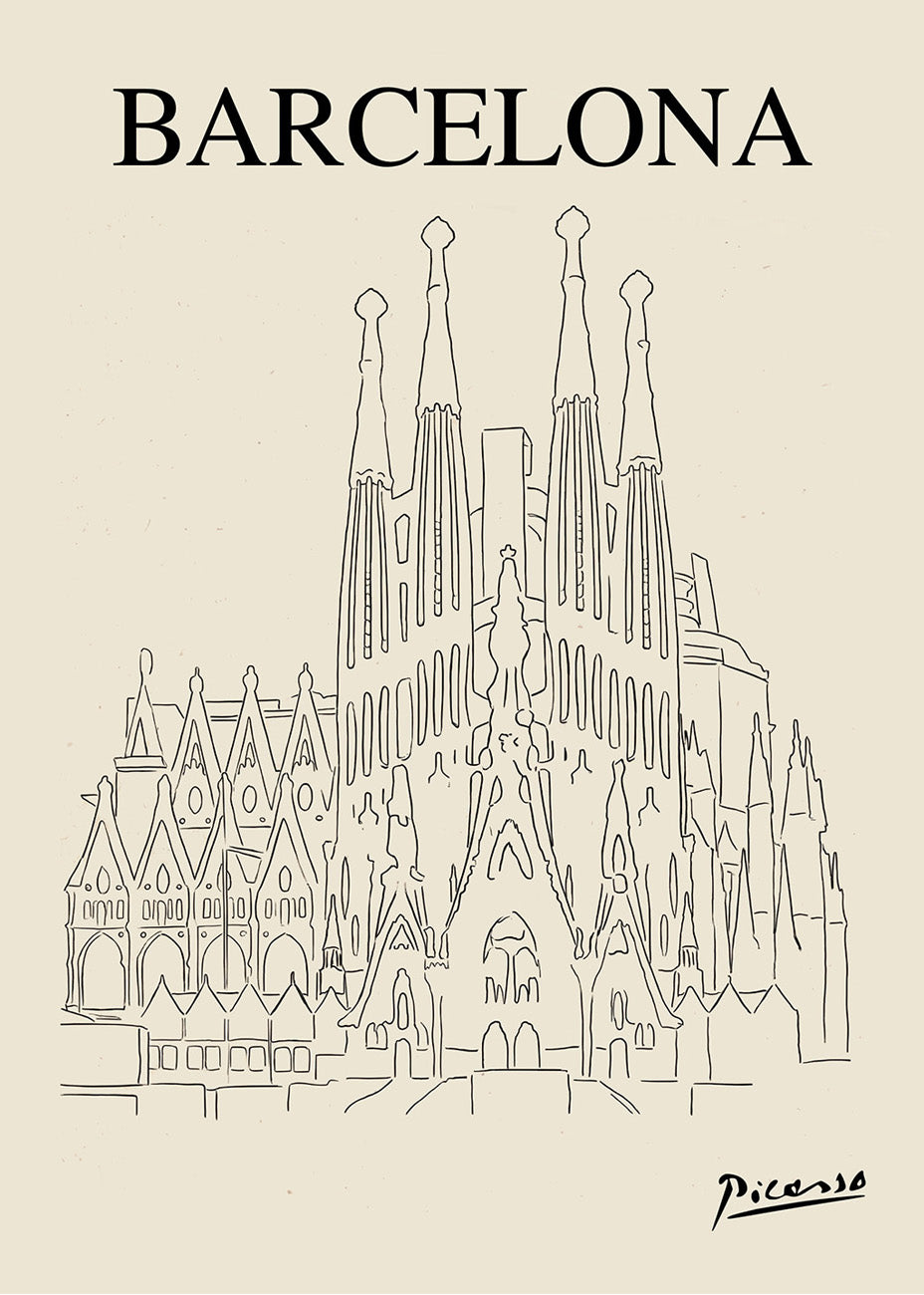 Cuadro La Sagrada Familia estilo Picasso