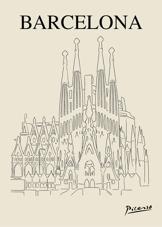 Cuadro La Sagrada Familia estilo Picasso