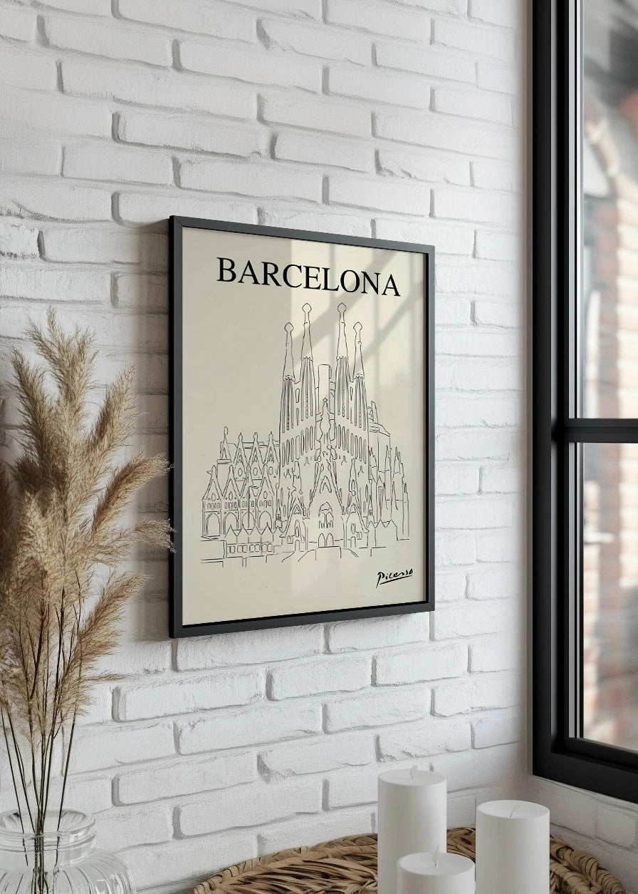Cuadro La Sagrada Familia estilo Picasso