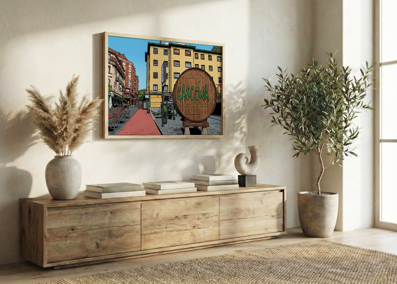 Cuadro La calle de la Gascona - Cómic