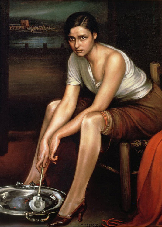 Cuadro La esclava (Julio Romero de Torres)
