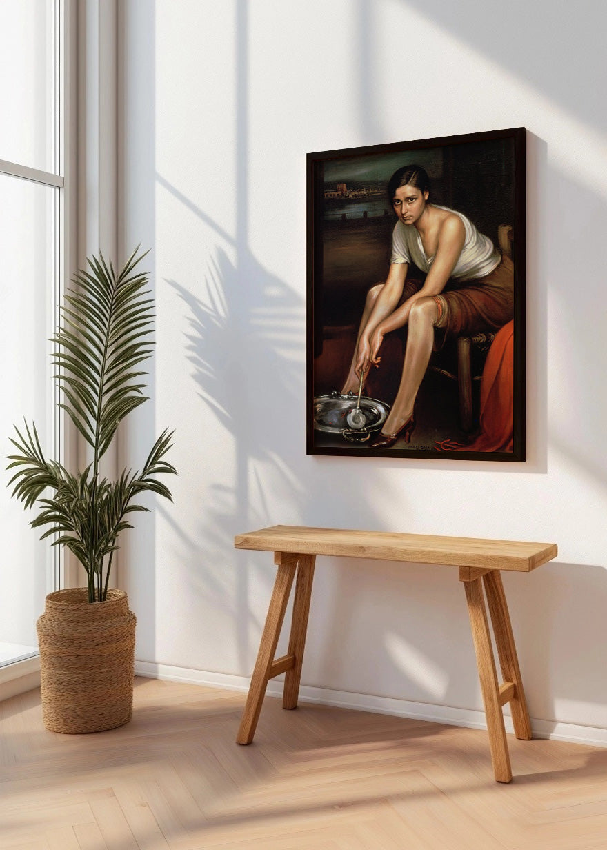 Cuadro La esclava (Julio Romero de Torres)