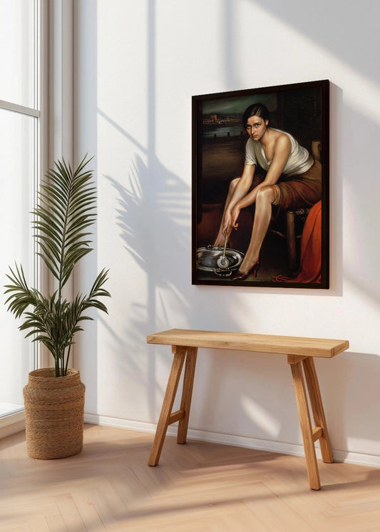 Cuadro La esclava (Julio Romero de Torres)