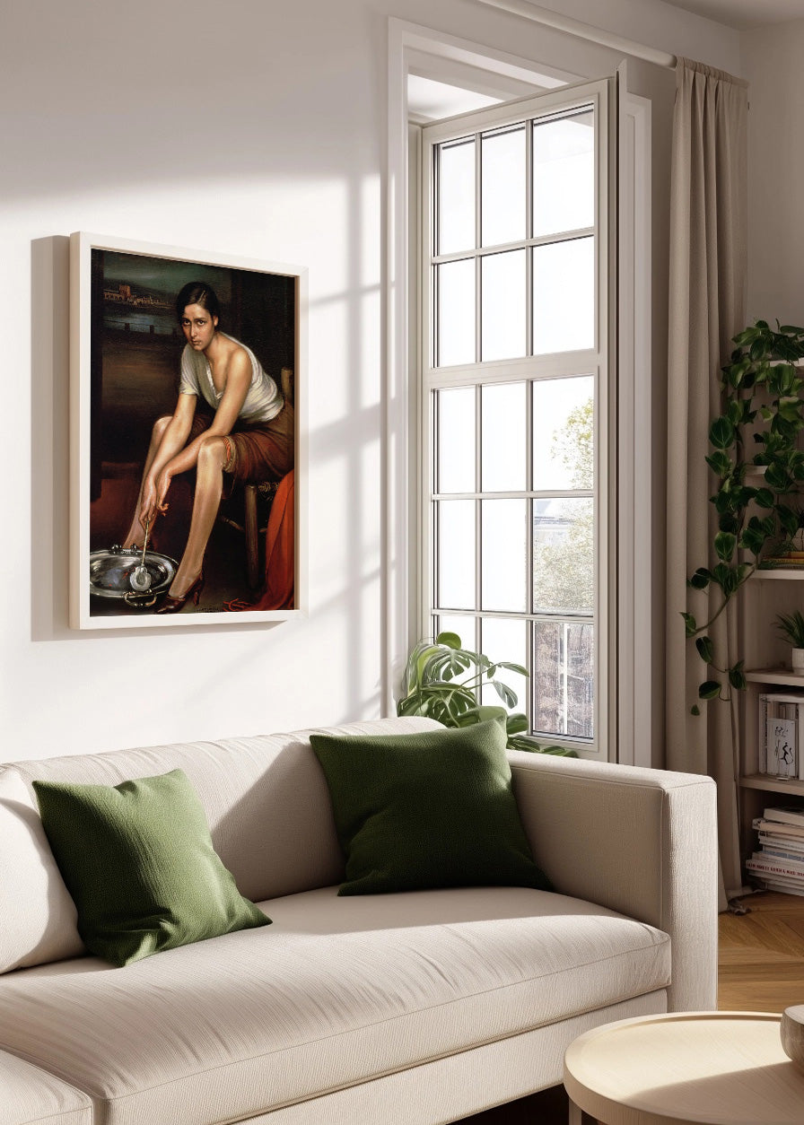 Cuadro La esclava (Julio Romero de Torres)