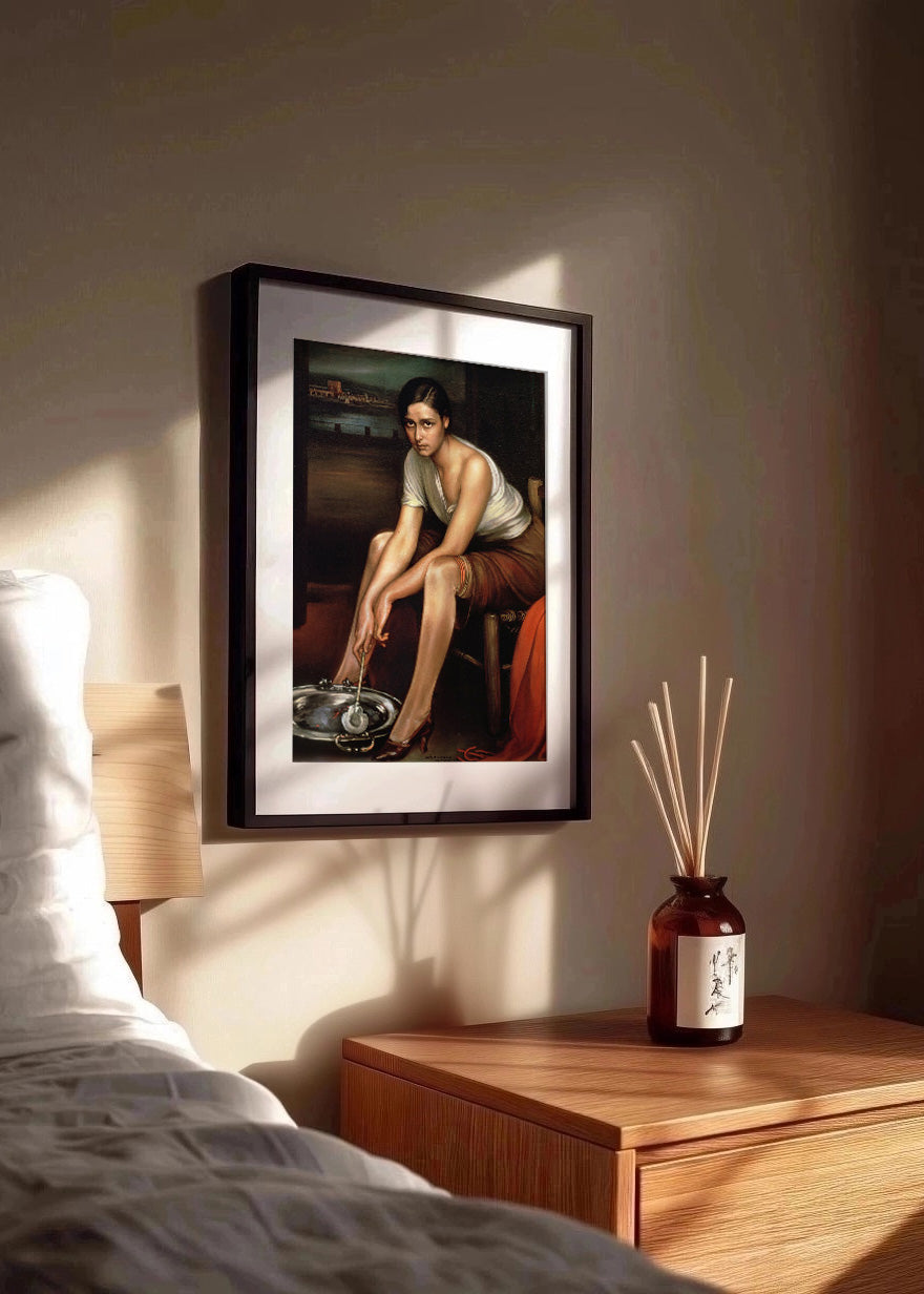Cuadro La esclava (Julio Romero de Torres)