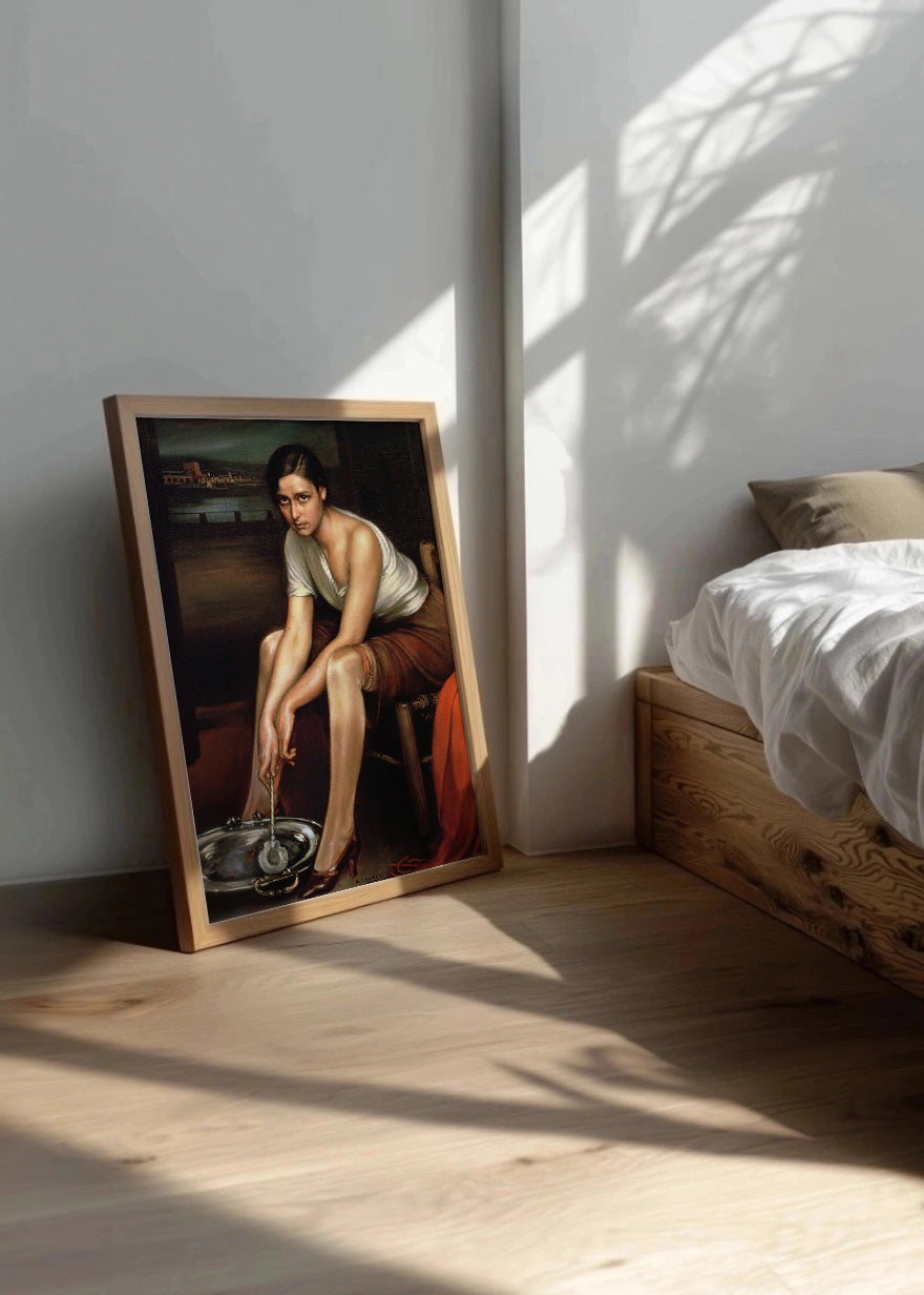 Cuadro La esclava (Julio Romero de Torres)