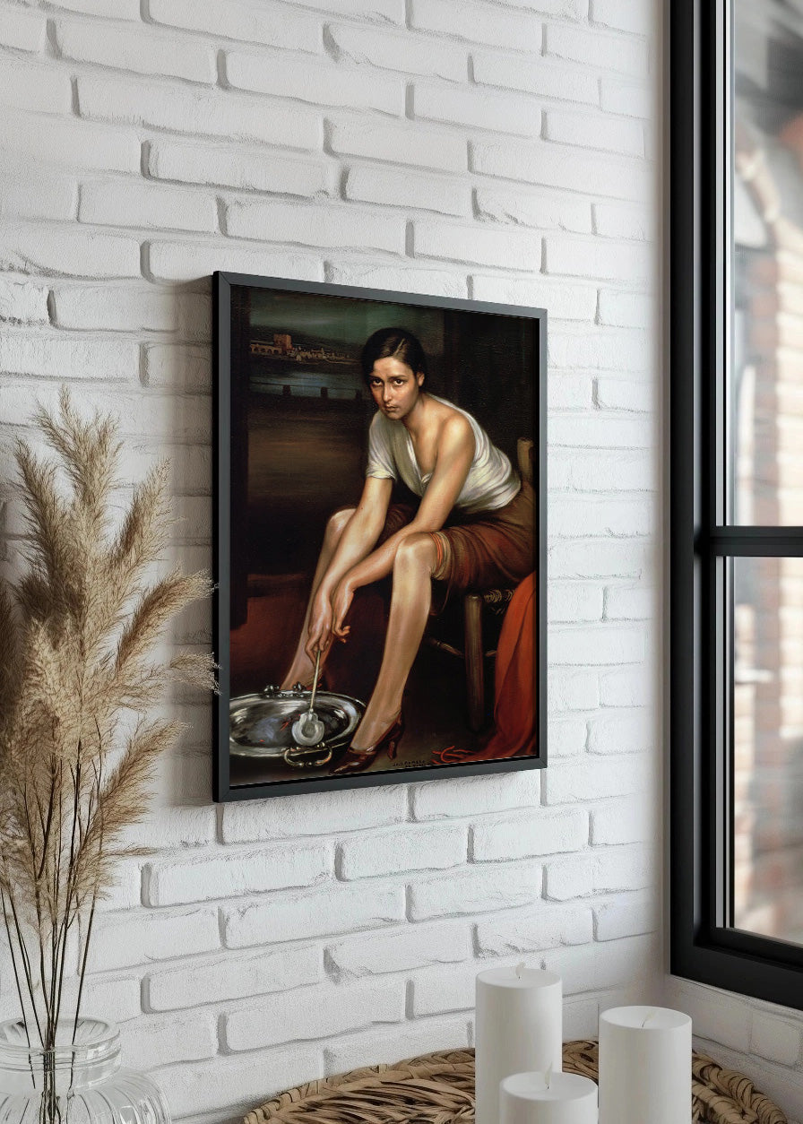 Cuadro La esclava (Julio Romero de Torres)