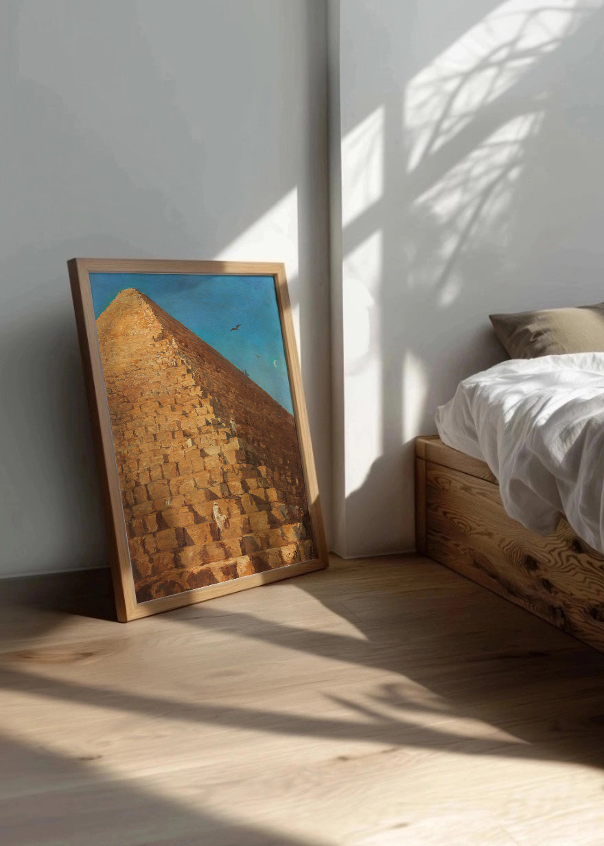 Cuadro La gran pirámide de Giza (Adrien Dauzats)