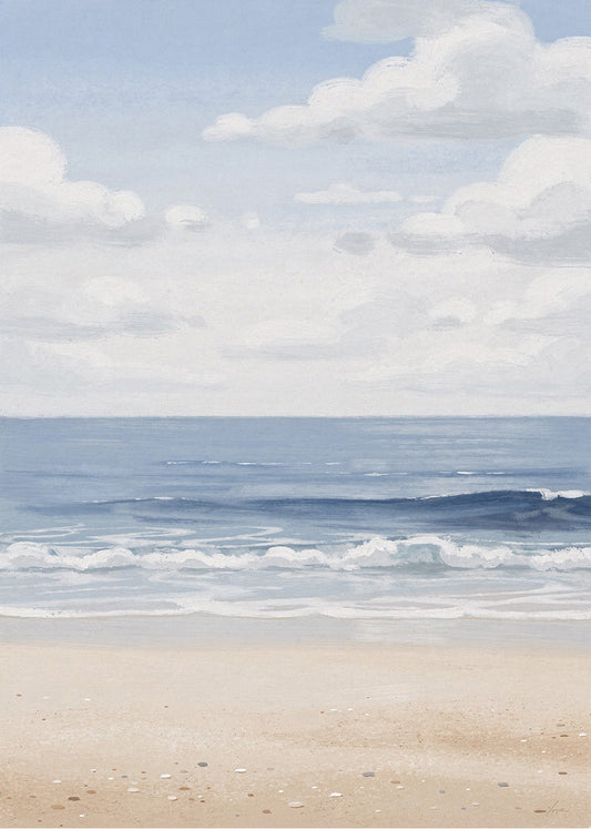 Cuadro La orilla de la playa suave