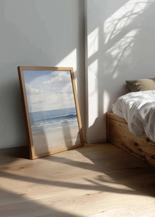 Cuadro La orilla de la playa suave