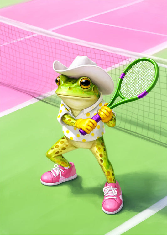 Cuadro La rana tenista