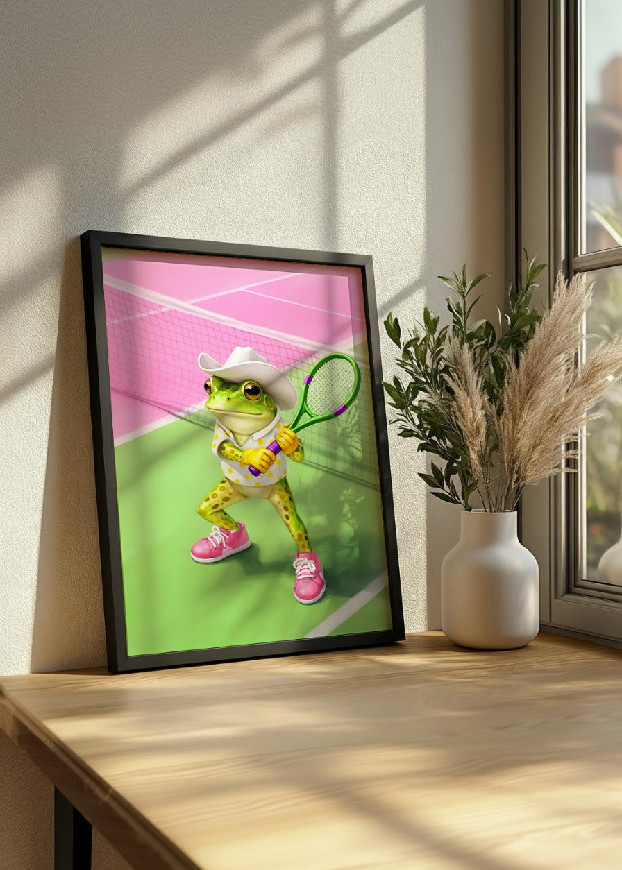 Cuadro La rana tenista