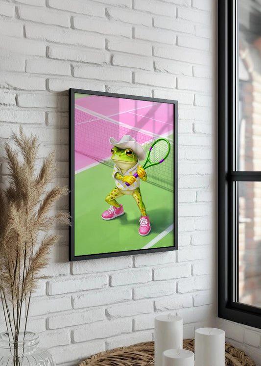 Cuadro La rana tenista