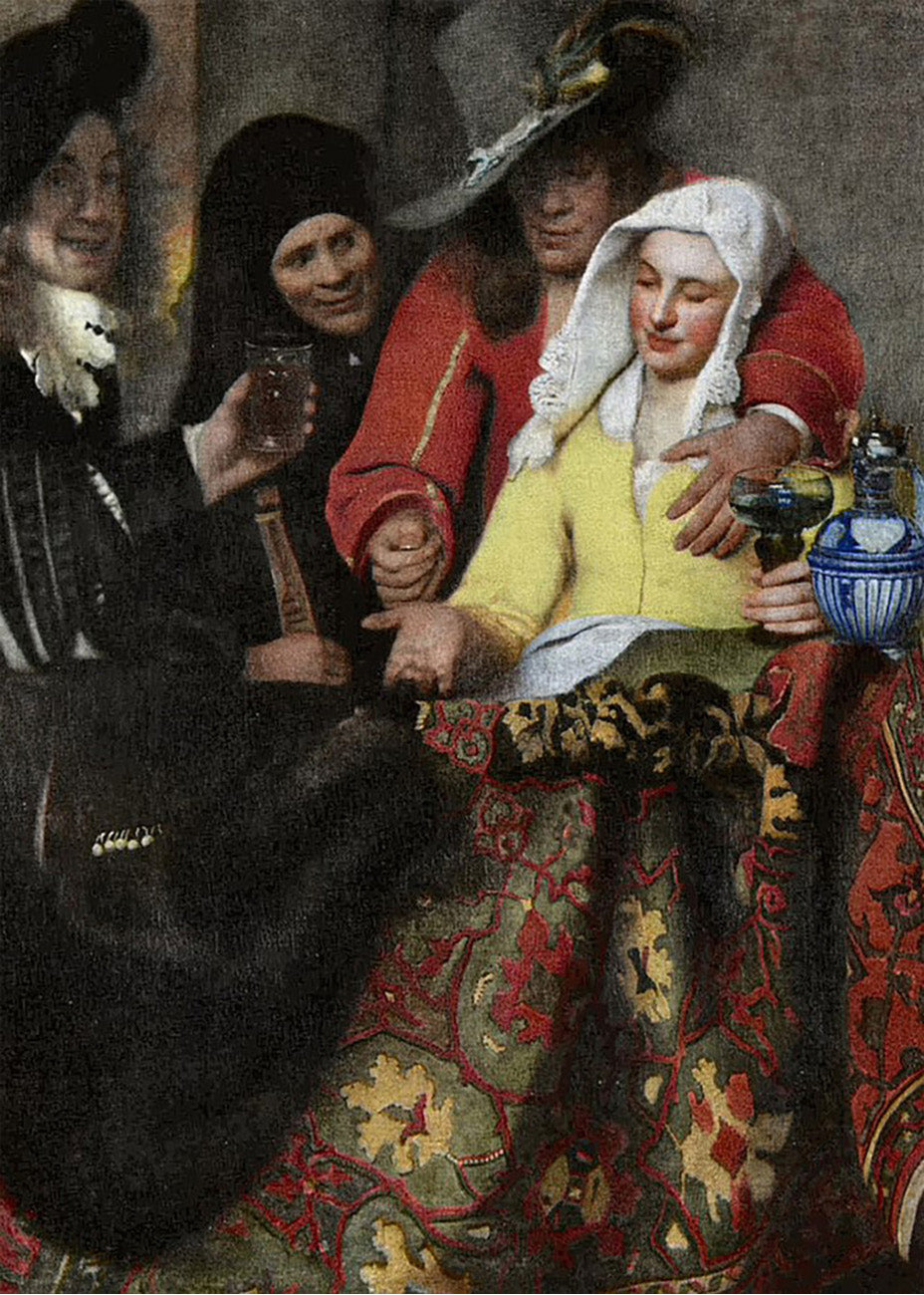 Cuadro ​La alcahueta (Johannes Vermeer)