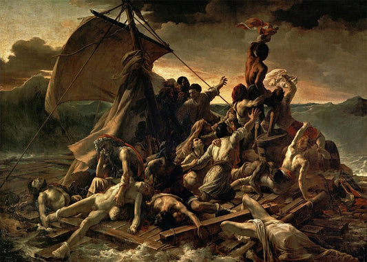 Cuadro ​La balsa de la Medusa (Theodore Gericault)