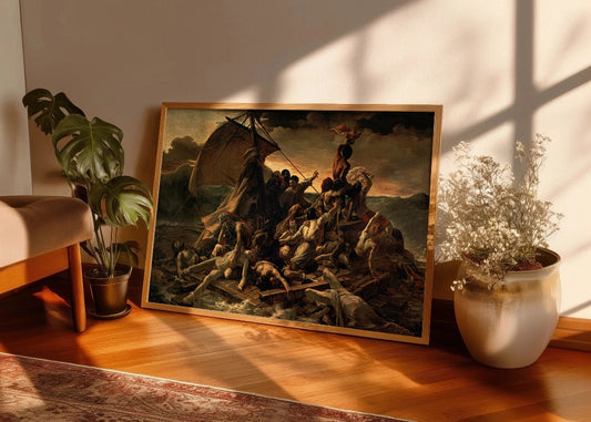 Cuadro ​La balsa de la Medusa (Theodore Gericault)