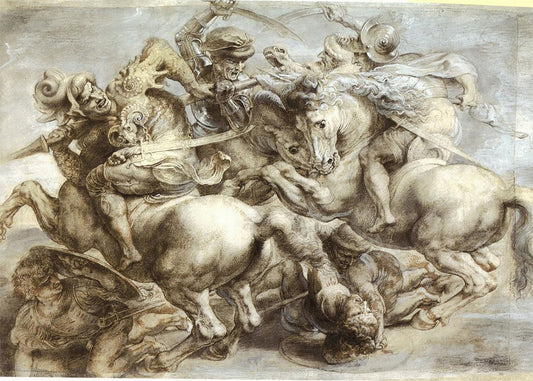 Cuadro ​La batalla de Anghiari (Peter Paul Rubens)