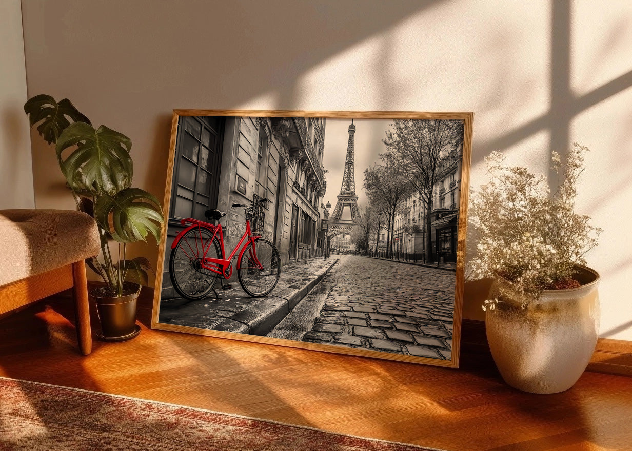 Cuadro ​La bici de la Torre Eiffel
