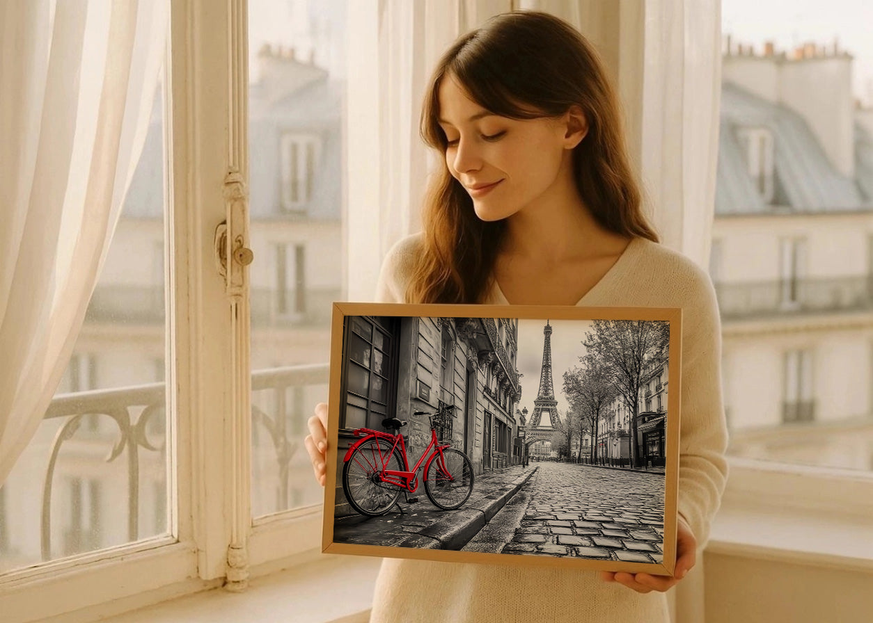 Cuadro ​La bici de la Torre Eiffel