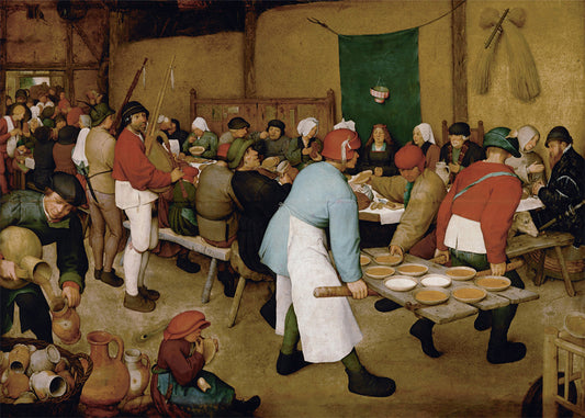 Cuadro ​La boda campesina (Pieter Brueghel)