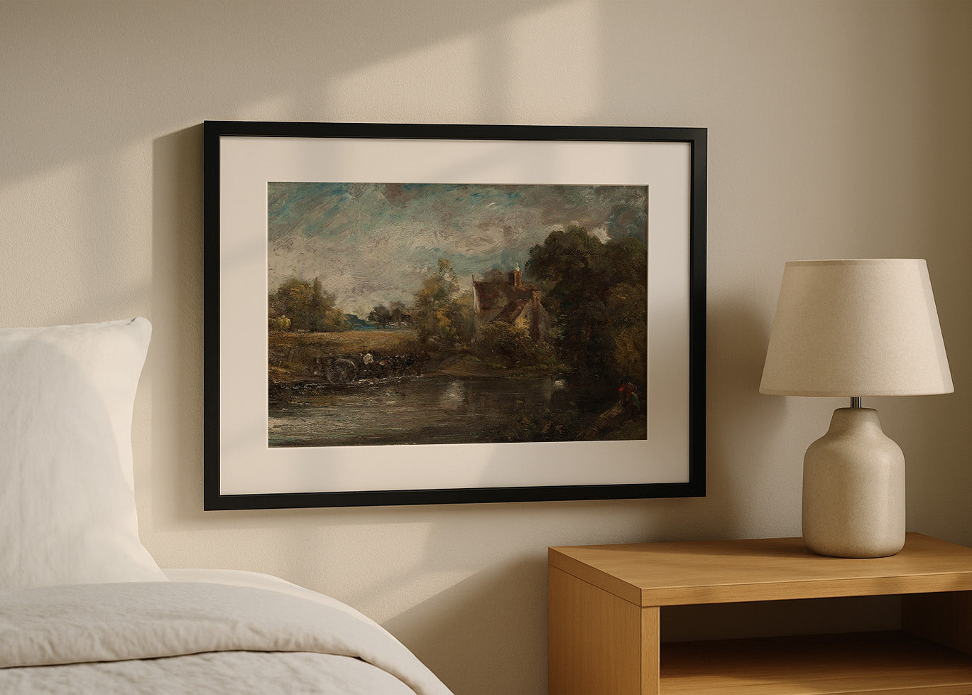 Cuadro ​La cabaña de Willy Lott (John Constable)