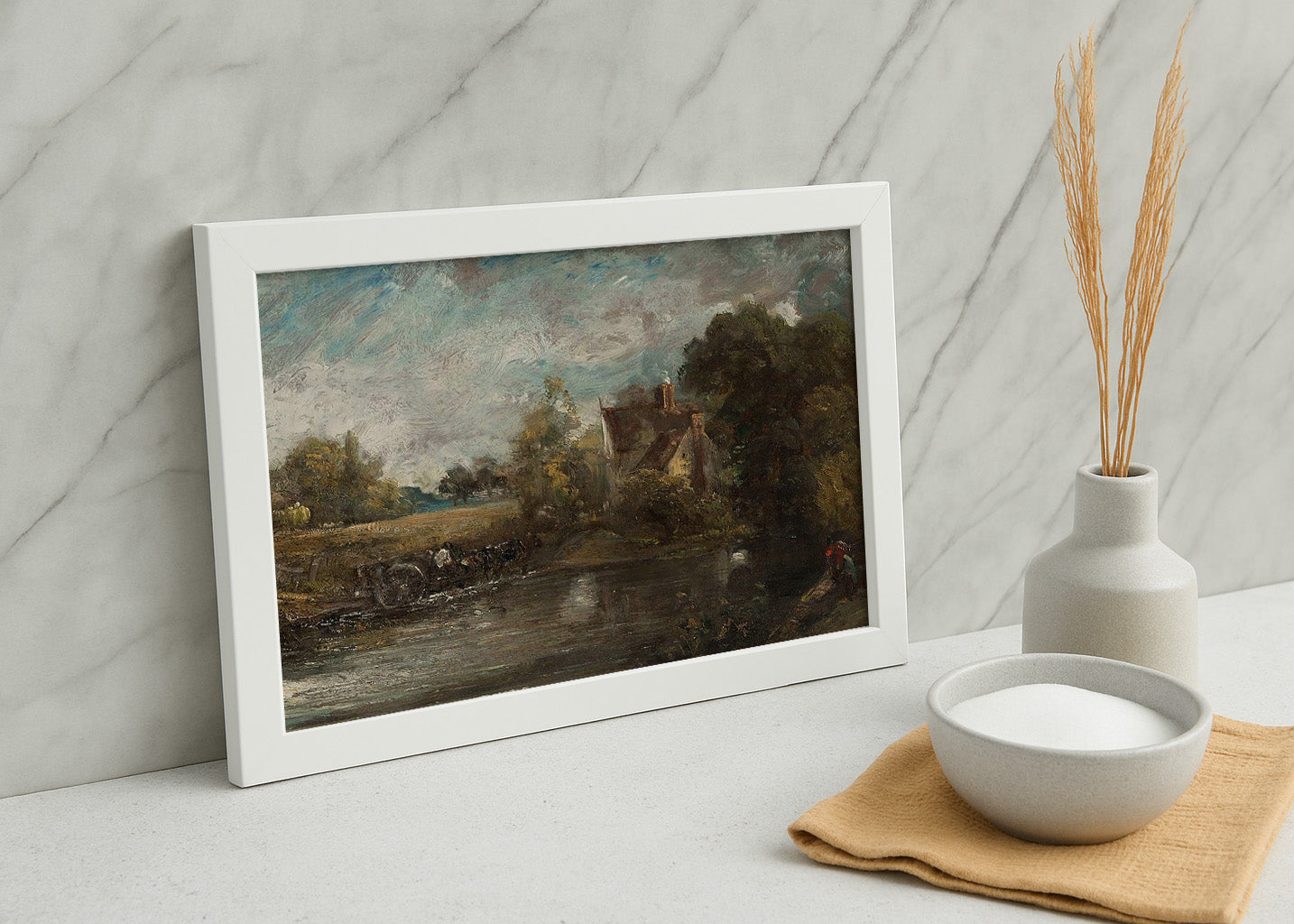 Cuadro ​La cabaña de Willy Lott (John Constable)