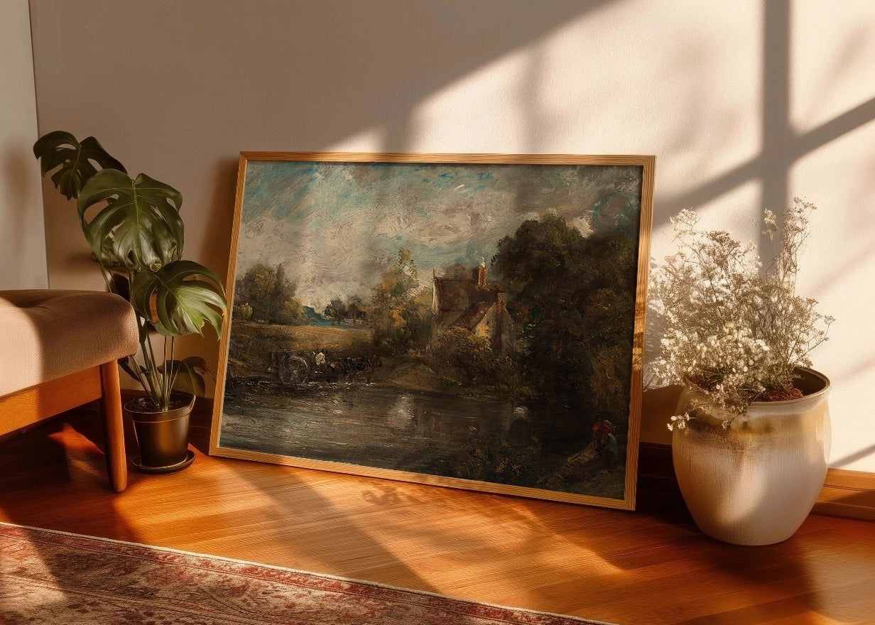 Cuadro ​La cabaña de Willy Lott (John Constable)
