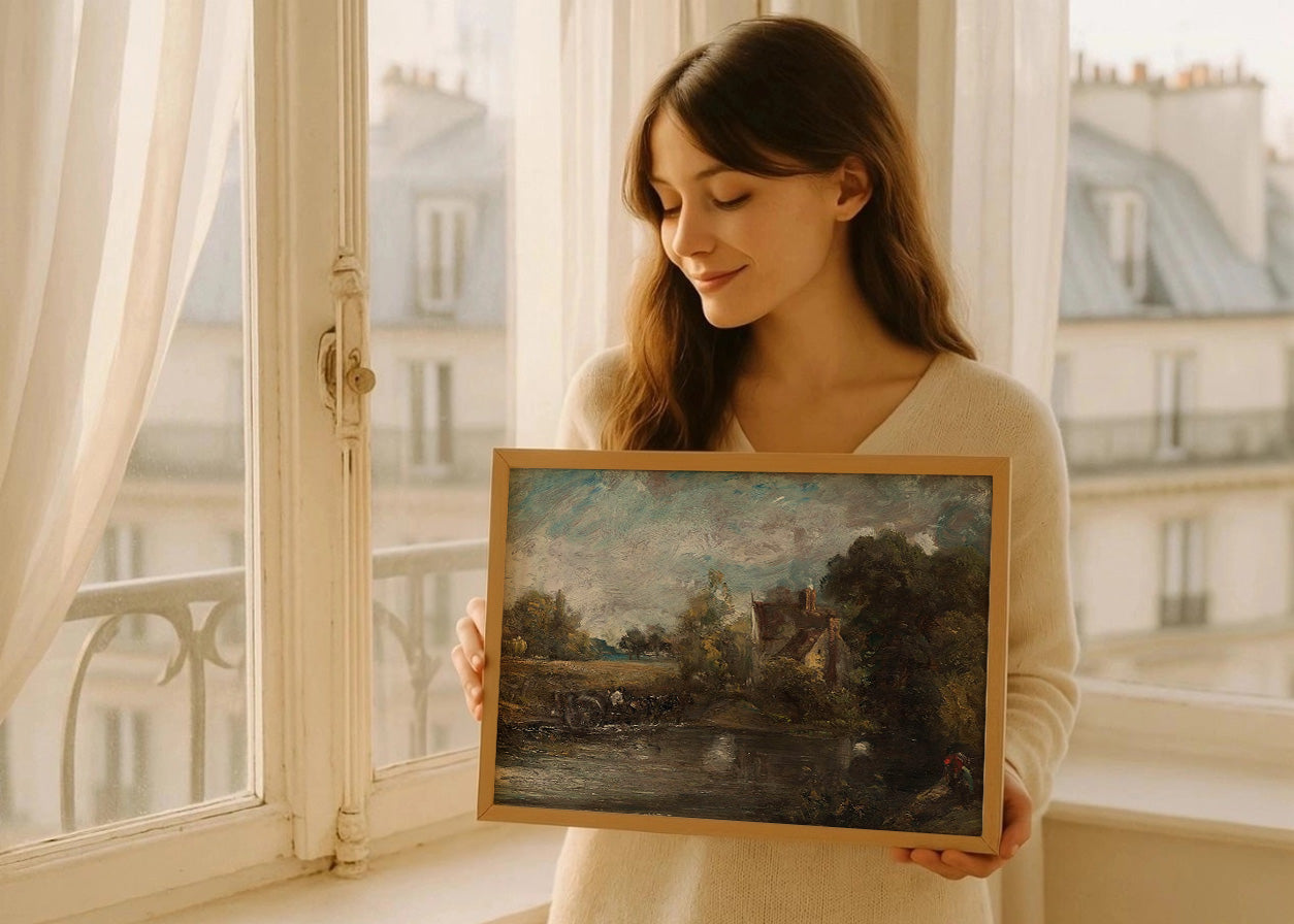Cuadro ​La cabaña de Willy Lott (John Constable)
