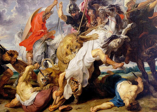 Cuadro ​La caza del león (Rubens)