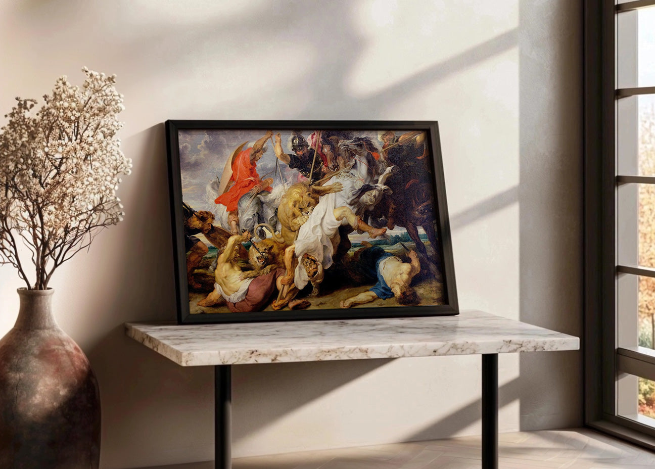 Cuadro ​La caza del león (Rubens)